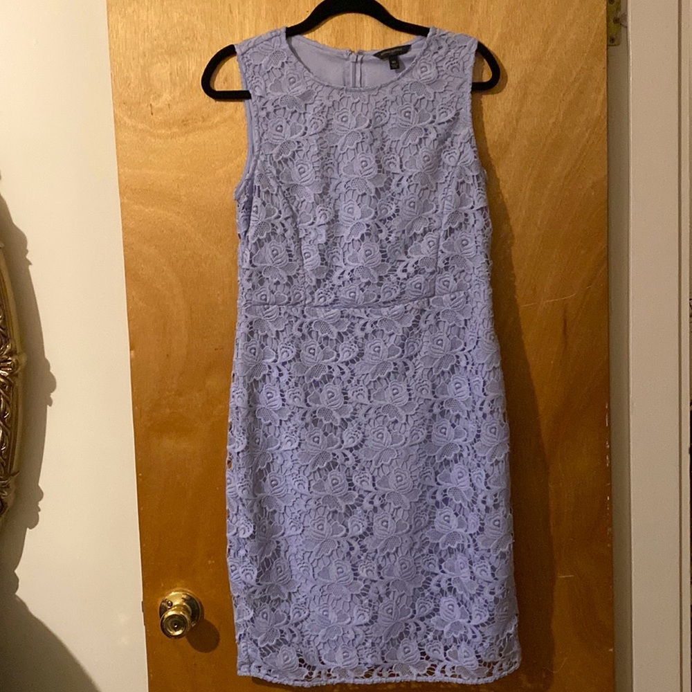NWT Banana Republic purple lace dress size 10